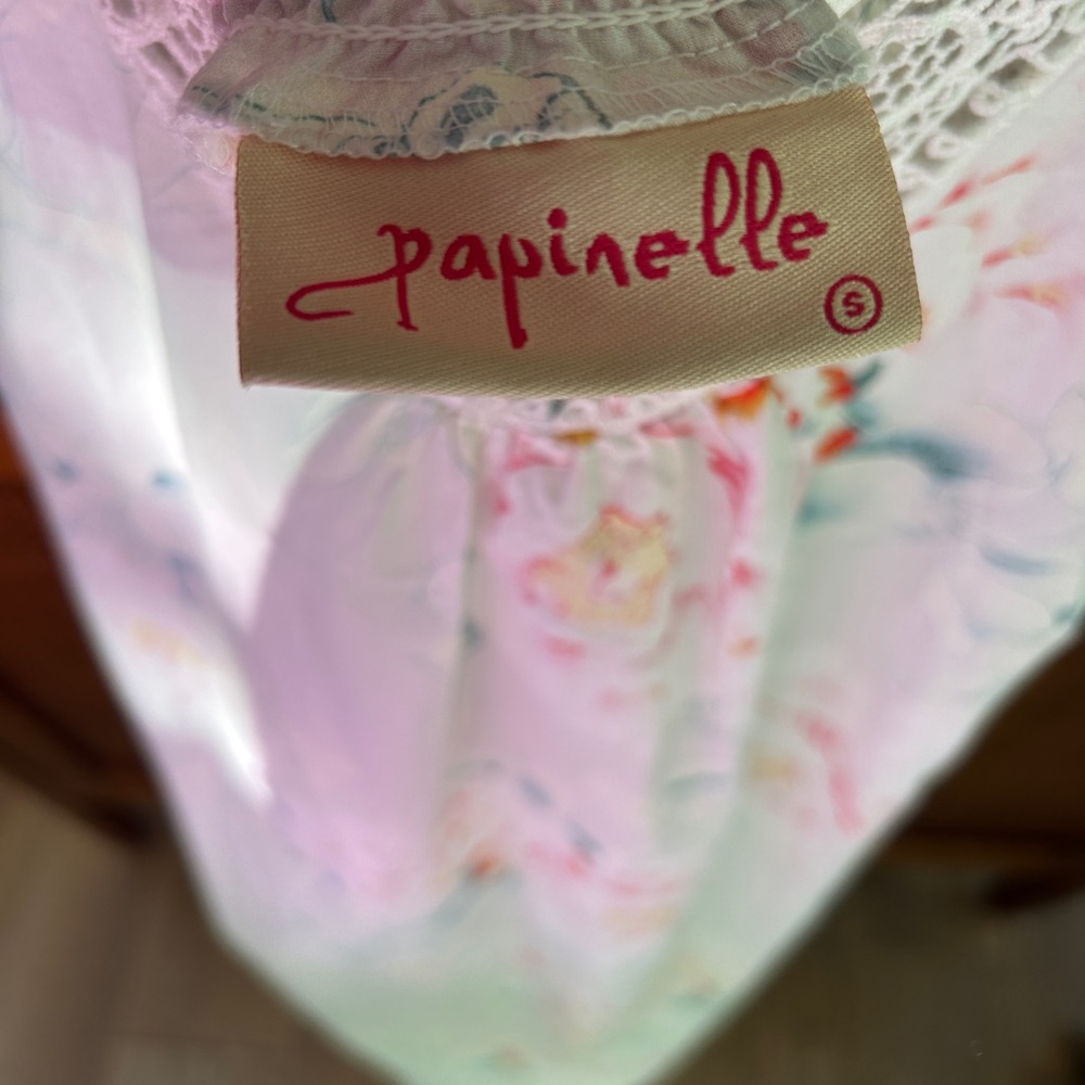 Papinelle Floral Lace Sleep Gown Floral Excellent condition Small - Picture 3 of 9